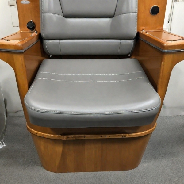 reupholstered boat seat 3